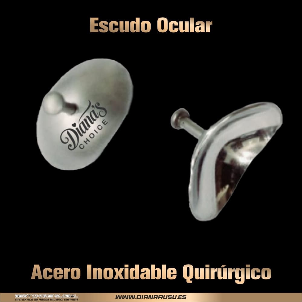 Protector Ocular en Acero Inoxidable Quirúrgico para Protección Láser - Imagen 2